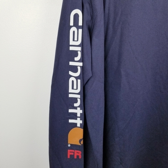 Carhartt Force Flame-Resistant Cotton Long-Sleeve T-Shirt 2XL - Picture 5 of 11